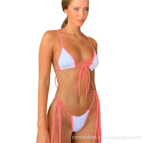 high quality halter top bikini